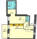 Zum Innenhof gelegene 2-Zimmer-Wohnung im sanierten Fabrikgebäude mit Balkon ! - Eilenburgerstr.20a_EG_WE6