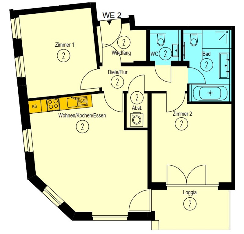Traumhafter Neubau mit Fußbodenheizung und Loggia ! - Foto 5