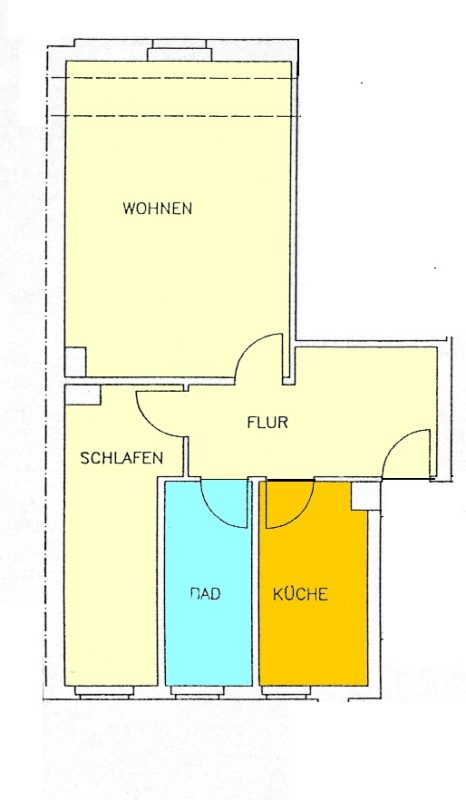 Dachgeschoss 2-Zimmerwohnung im Herzen von Gohlis ! - Photo 5