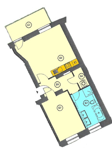 Denkmalgeschützte Altbauwohnung mit Fußbodenheizung und Parkett ! - Foto 5