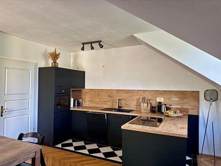 Sanierter Dachgeschosswohnung im denkmalgeschützten Altbau mit Terrasse/PARKETT/FuboHeizung - Photo 1
