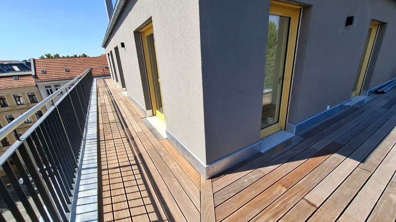 Traum-DG-Wohnung im Neubau in der Sternburgbrauerei Lützschena mit Terrasse, Fußbodenheizung! - Foto 5